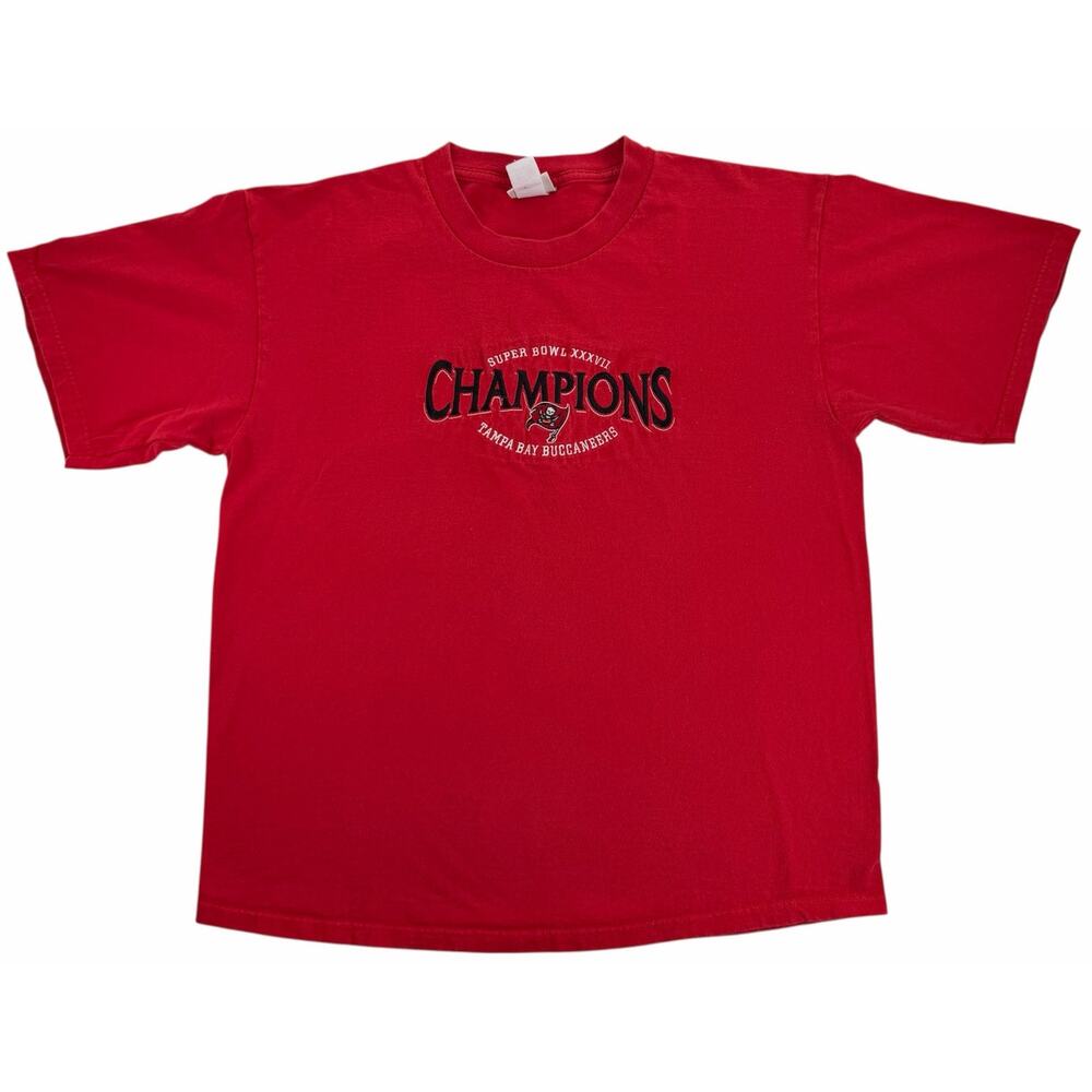 Vintage y2k Tampa Bay Buccaneers Super Bowl 37 XXXVII Mens Large Lee Sport Shirt